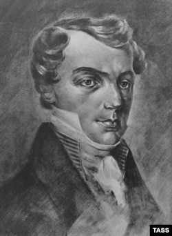 Портрет російського поета і революціонера-декабриста Кіндрата Рилєєва (1795–1826), який був прихильником ідеї національного визволення України