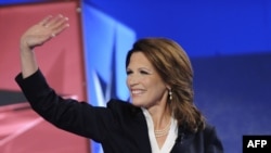 میشل باکمن، نامزد جمهوری‌خواه انتخابات ریاست جمهوری ۲۰۱۲ آمریکا و نماینده مینه‌سوتا در مجلس نمایندگان.