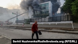 Наслідки російського обстрілу, Київ, 10 червня 2025 року