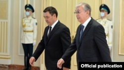 Cадыр Жапаровдун Казакстанга сапары учурунда