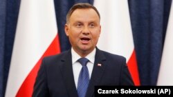 آندرژِی دودا، رئیس جمهوری لهستان (ماه اوت در ورشو)