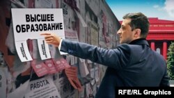 Колаж на тему вступної кампанії до вишів України для кримчан