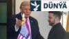 ABŞ-nyň prezidenti Donald Tramp (çepde) 17-nji oktýabrda Ak tamda Ukrainanyň prezidenti Wolodymyr Zelenskini garşy alýar.