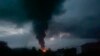 Nagorno-Karabakh - This grab taken from video distributed by Siranush Sargsyan's Twitter account on Sept. 25, 2023, shows smoke rising after a fuel depot explosion near Stepanakert.