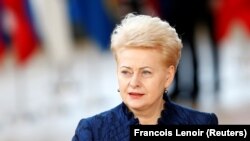 Экс-прэзыдэнтка Літвы Даля Грыбаўскайце 