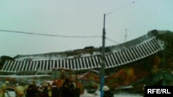 Рухнувшая крыша Басманного рынка - проект Нодара Канчели