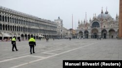 میدان سنت مارک ونیز؛ همه کشور ایتالیا اکنون در قرنطینه به‌سرمی‌برد