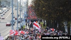 Менск, 19 кастрычніка 2020