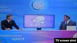 TÜrkmenistanyň "Türkmenistan Sport" telekanalyndan alnan bir bölek.