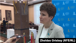 Мәжіліс депутаты Екатерина Смышляева. 26 наурыз, 2025 жыл. Фото авторы: Жолдас Өрісбай.