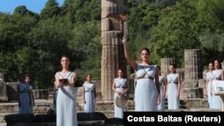 Օլիմպիական խաղերի ջահը վառելու արարողություն, արխիվ