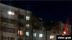 Татарстан. Набережный-Челны шаарындагы газ жарылган көп кабаттуу үй. 