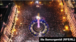 Акцыя ў падтрымку Саакашвілі ў Тбілісі