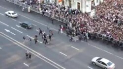 Праздник Курбан майрам в Москве. мощно прорвали оцепление.