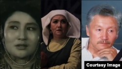 Актрисалар Искра Раимкулова, Бүкалича Жоробаева жана режиссер Жадылбек (Жалил) Мидинов