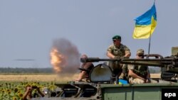 Військові навчання недалеко від Маріуполя. 9 серпня 2016 року