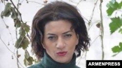 Нагорный Карабах - супруга премьер-министра Армении Никола Пашиняна Анна Акопян, 7 октября 2018 г.
