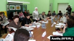 Әдәби чарада катнашучылар