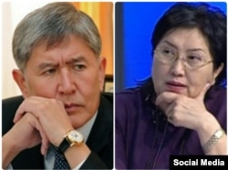 Алмазбек Атамбаев жана Чолпон Жакупова