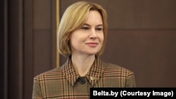 Наталья Пяткевічб 22 траўня 2025 году. Фота: Белта