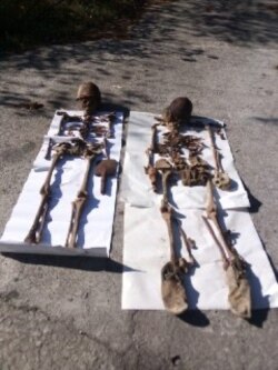 Останки узбекских солдат, найденных в Украине.