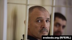 Суд на Япрынцавымі. Уладзімер Япрынцаў у залі суду. Менск, 23 жніўня 2016 году