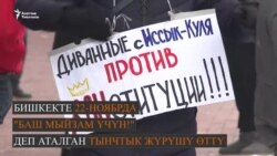 Баш мыйзамды өзгөртүүгө каршы акция өттү