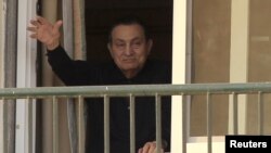 Хосьні Мубарак у вайсковым шпіталі, травень 2015