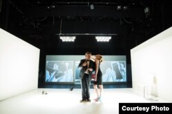 Репетиція вистави «Володимир Макбетін»