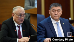 Султанбай Айжигитов жана Камчыбек Ташиев. Коллаж.