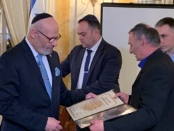 Вручення відзнаки за порятунок євреїв