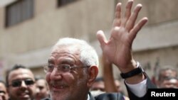 Prezidentlige kandidat Abdel Moneim Abol Fotouh, Kair şäheri, 23-nji may, 2012