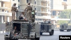 Атышуудан кийин Бейруттун борборун аскерлер кайтарууда. 14-октябрь 2021-жыл