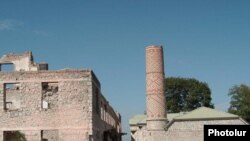 Nagorno-Karabakh -- A partly restored Shia Mosque in Shushi.