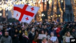 Протесты в Тбилиси, архивное фото