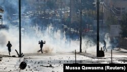 Պաղեստինցի ցուցարարների և իսրայելցի զինծառայողների բախումները Բեթղեհեմում, 7-ը դեկտեմբերի, 2017թ․