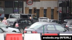 На беларуска-польскай мяжы, архіўнае фота.