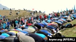 Qırımda qırımtatar sürgünligi qurbanlarınıñ hatırasına bağışlanğan Çatırdağ seferi aktsiyası, 2015 senesi