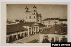 Від на ратушу і касьцёл францішканцаў