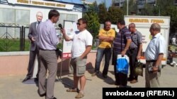 Пікет Зьмітра Бандарчука, жнівень