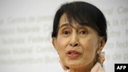 Ляўрэат Нобэлеўскай прэміі міру Аун Сан Су Чжы