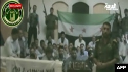 تصویر مربوط به ایرانیان گروگان گرفته شده در سوریه که تلویزیون «العربیه» پخش کرده است.