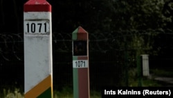 Кордон між Литвою й Білоруссю у серпні 2021 року