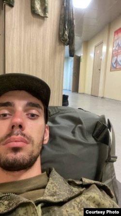 Егор Сорокин во время службы