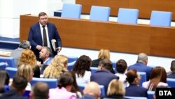 Костадин Ангелов и парламентарната група на ГЕРБ, 5 юни 2025 г.