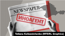 Крим і закон про ЗМІ-іноагентів. Колаж