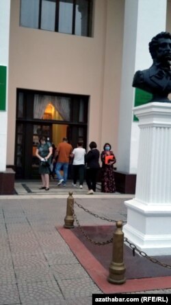 Государственный театр имени А.С.Пушкина, Ашхабад, апрель, 2021