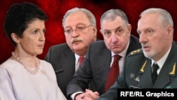 Тея Цулукиани, Григол Вашадзе, Зураб Ногаидели и Заза Гогава (коллаж)