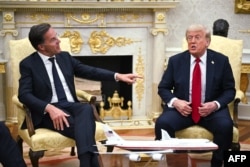 Президент США Дональд Трамп зустрівся з генеральним секретарем НАТО Марком Рютте в Овальному кабінеті Білого дому у Вашингтоні, округ Колумбія, 14 липня 2025 року