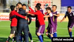 Футболисты «Равшана» выиграли золотые медали первенства Таджикистана среди команд первой лиги. Фото  с сайта Федерации футбола Таджикистана